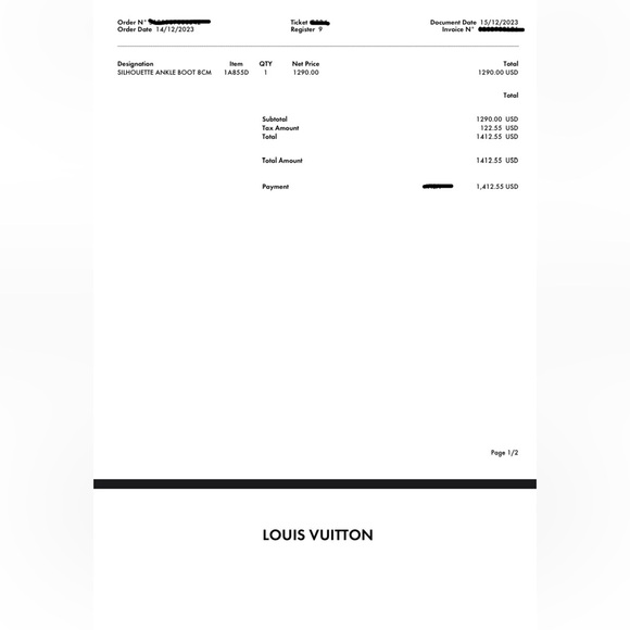 Louis Vuitton Black Women's Boots - Picture 5 of 7